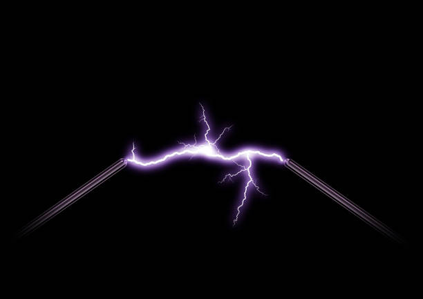 Image of chemical experiment generating plasma discharge