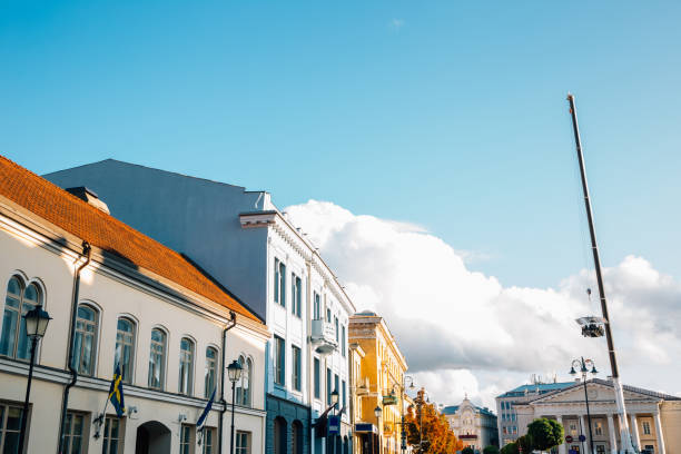 istock Vilnius Town Hall square in Vilnius, Lithuania 1195685516