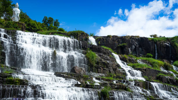 istock Amazing Pongour waterfall in Vietnam, 1195705956