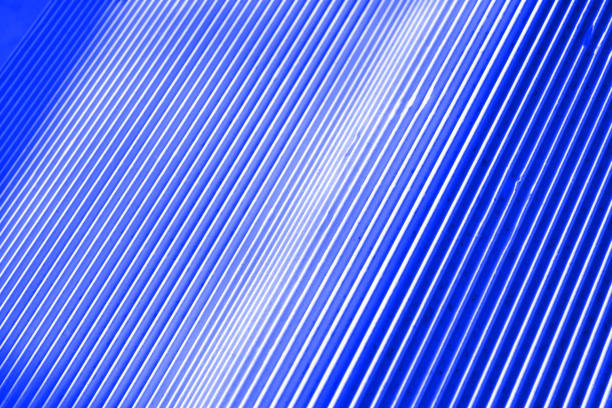 istock Textured recycled cardboard toned classic blue 1195716358