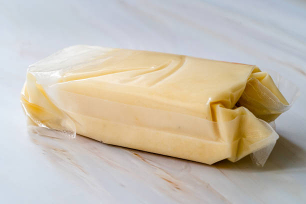 istock Instant Solid Organic Coconut Milk Cream in Plastic Package for Sale. 1195717157