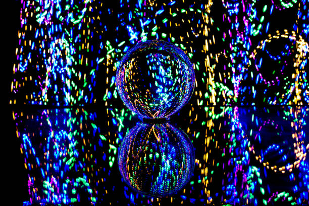 istock long exposure light painting experiment with lens ball 1195718119
