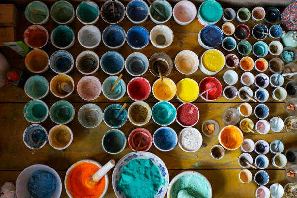 Colourful bowls, souvenirs from Mallorca