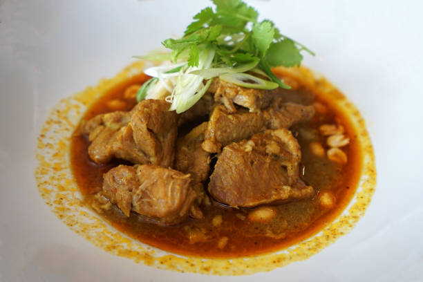 istock Close up pork Hinlay curry 1195720583
