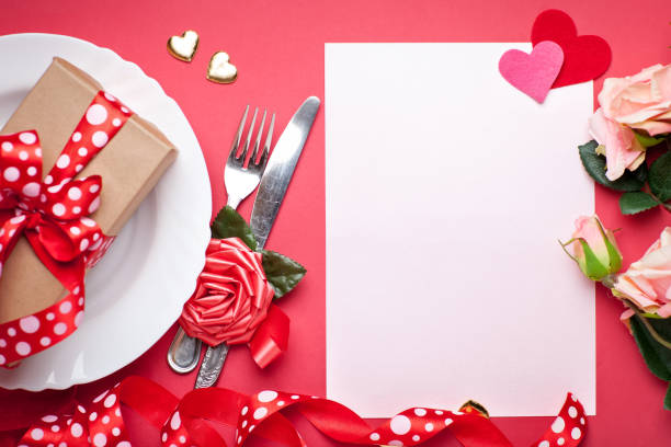 istock Valentine's day card. Background with copy space. Selective focus. Horizontal. 1195730565