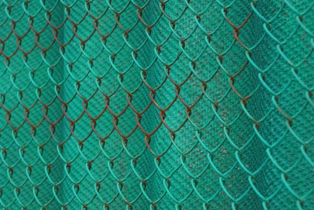 istock metal texture of green iron rusty mesh 1195734124