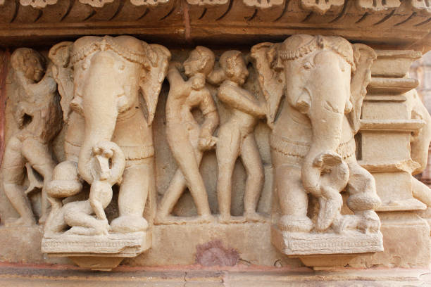 istock Khajuraho Temple, Madhya Pradesh, India 1195735192