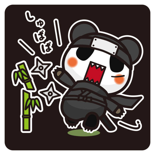 Panda Is My Thingninja Stock Illustration - Download Image Now - Throwing  Star, Heroes, Panda - Animal - iStock