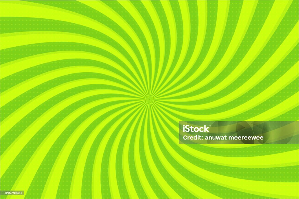 Green Circular Rays Green Ray Background Vector Radiant Green Circle Looking Beautiful ...