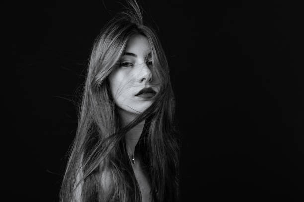 istock Black And White Portrait 1195743544
