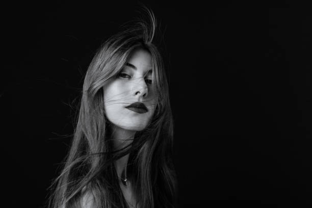 istock Black And White Portrait 1195743609