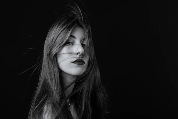 istock Black And White Portrait 1195743711