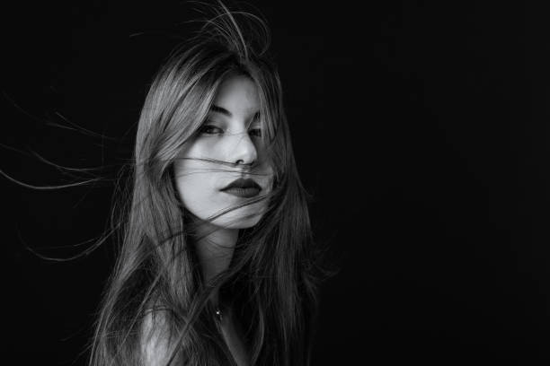 istock Black And White Portrait 1195743777