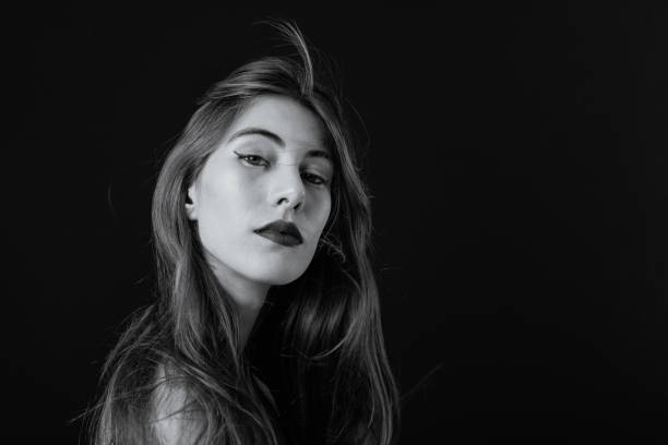 istock Black And White Portrait 1195743845