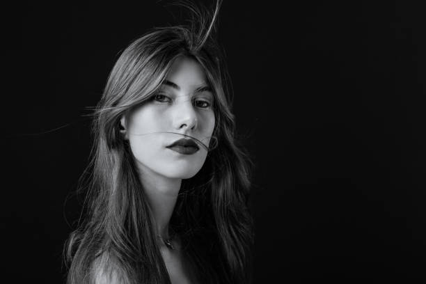 istock Black And White Portrait 1195743864