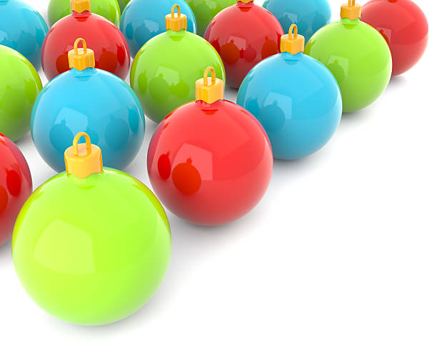 istock Color Christmas balls 119574459