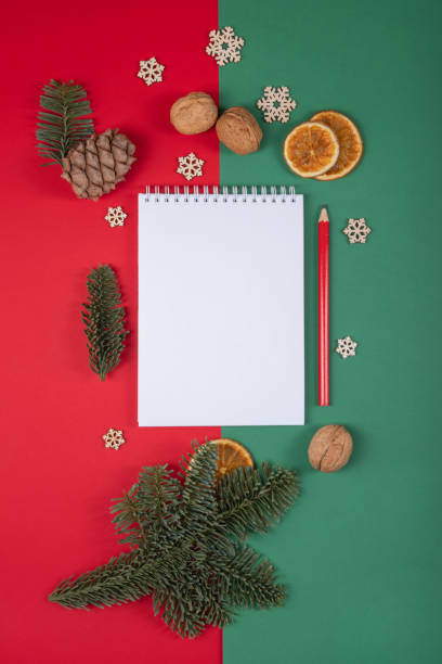 istock New Year plans or dreams on traditional colours. 1195749459