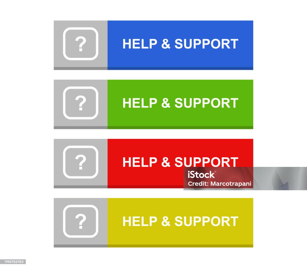 Help Point Button S2 Help E Support Button Stock Illustration - Download Image Now ...