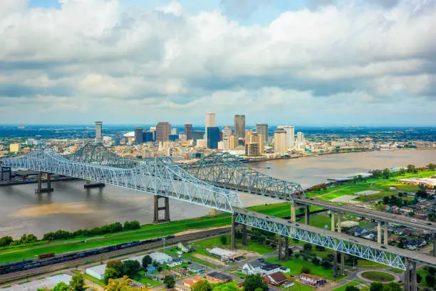 Photo of New Orleans Skyline From Above