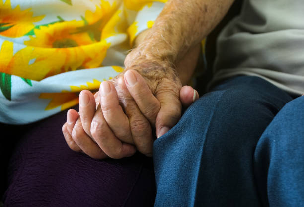 istock The relationship of old couples concept 1195763504