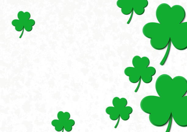 Shamrock clover leaf icon. Creative design element for St. Patrick's Day. Shamrock clover leaf icon. Creative design element for St. Patrick's Day. Vector illustration clover celebration event sparse simplicity stock illustrations