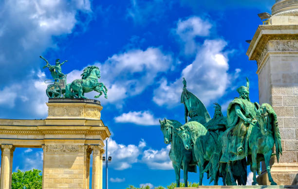 istock Millennium Monument in Budapest, Hungary 1195768894