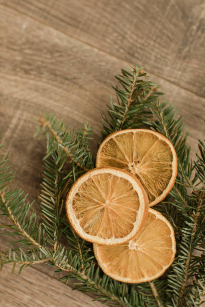 istock Citrus & Fraser Fir Christmas Tinsel 1195778050