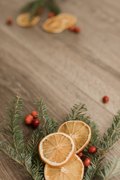 istock Citrus & Fraser Fir Christmas Tinsel 1195778931