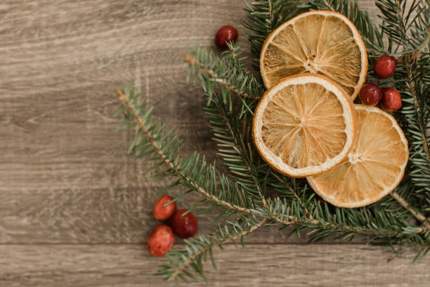 istock Citrus & Fraser Fir Christmas Tinsel 1195778932