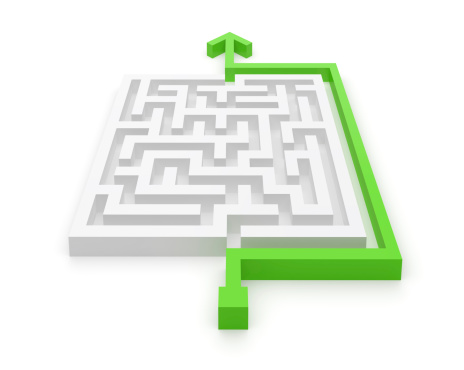 Maze Puzzle Solved in Clever and Easy Way