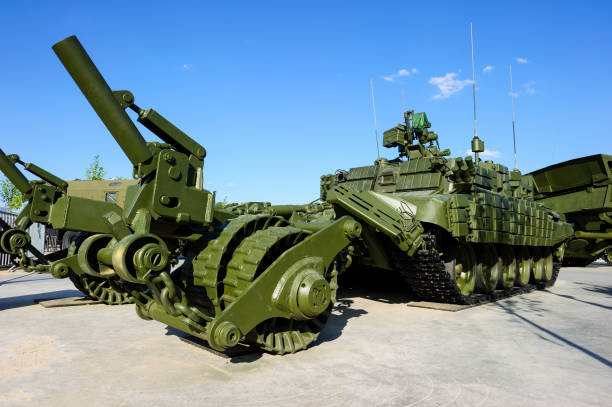 istock Demining military vehicle 1195791043