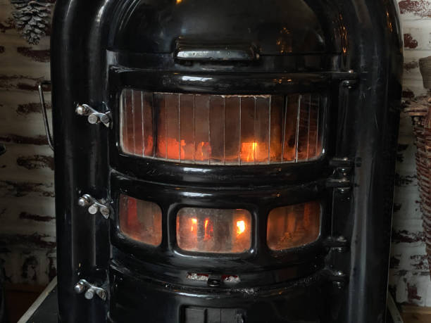 Burning wood stove