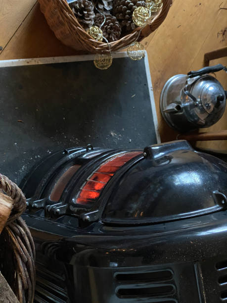 Burning wood stove