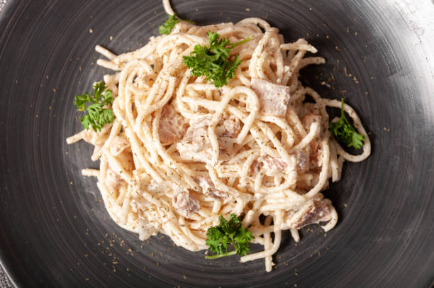 istock Traditional italian dish, Carbonara 1195800515