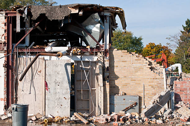 istock Demolition of an Old HIgh School Building 119581251