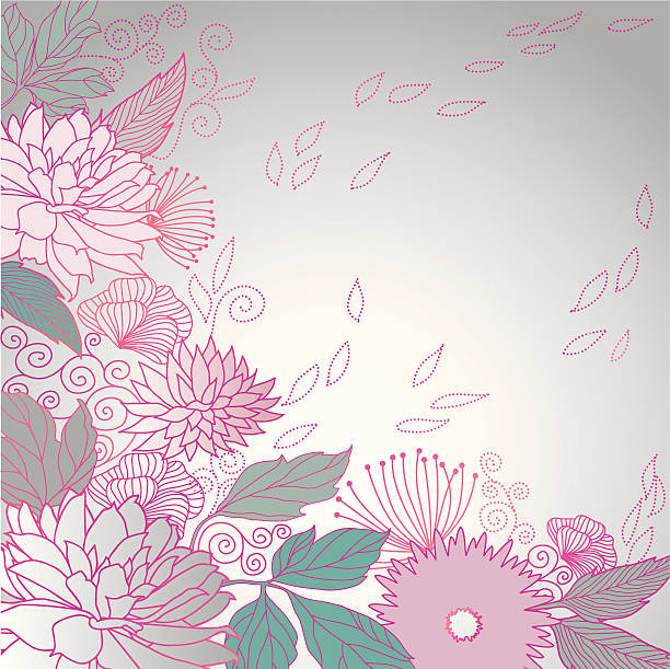 Floral Background vector art illustration