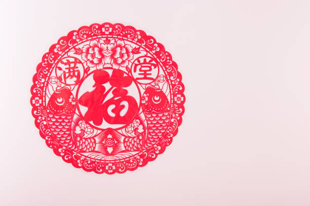 Traditional ornaments with “Fu“ character for Chinese Lantern Festival