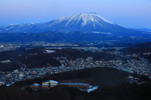 istock Iwate Mountain at sunrise 1195826787