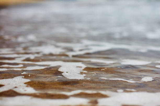 istock Foam on seawater. Water close-up. 1195838468