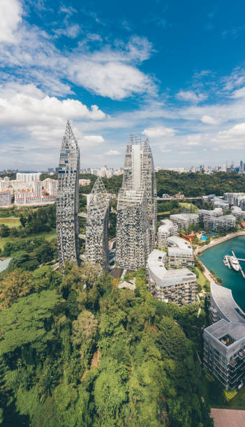 istock Homes in Singapore seen from above 1195839356