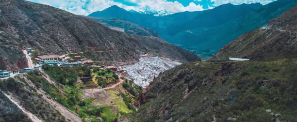 istock Terraced salt mines of Salinas de Maras 1195839927