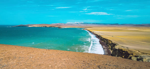 istock Desert and ocean in Peru 1195839978