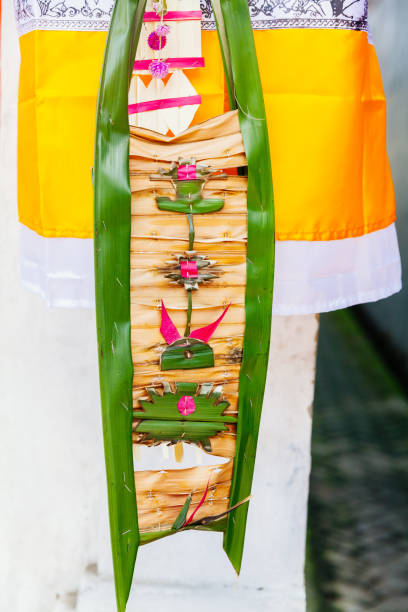 istock Balinese offering to the gods 1195845020
