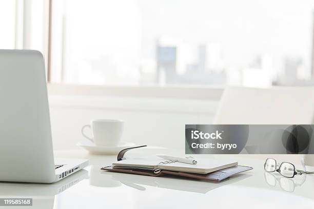Office Desk Stock Photo - Download Image Now - Business, Color Image, Computer