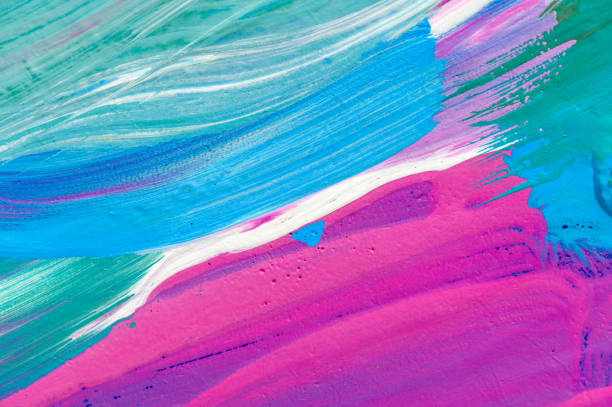 istock Abstract art background. Hand-painted background. SELF MADE. 1195854323