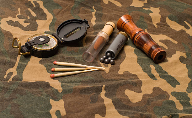 istock The hunting still-life. 119587198