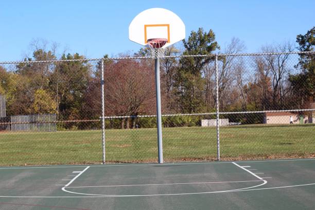 istock Basketball Court 1195878034