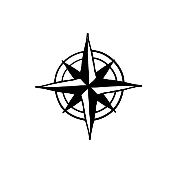 Notical Compass Vector Nautical Compass Vector