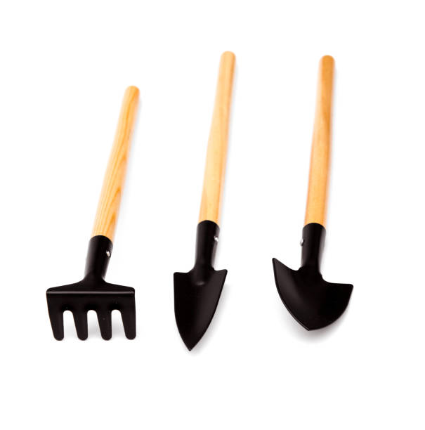 istock tools for gardening and irrigation flowers isolated on a white background. Garden tools isolated on white 1195886052