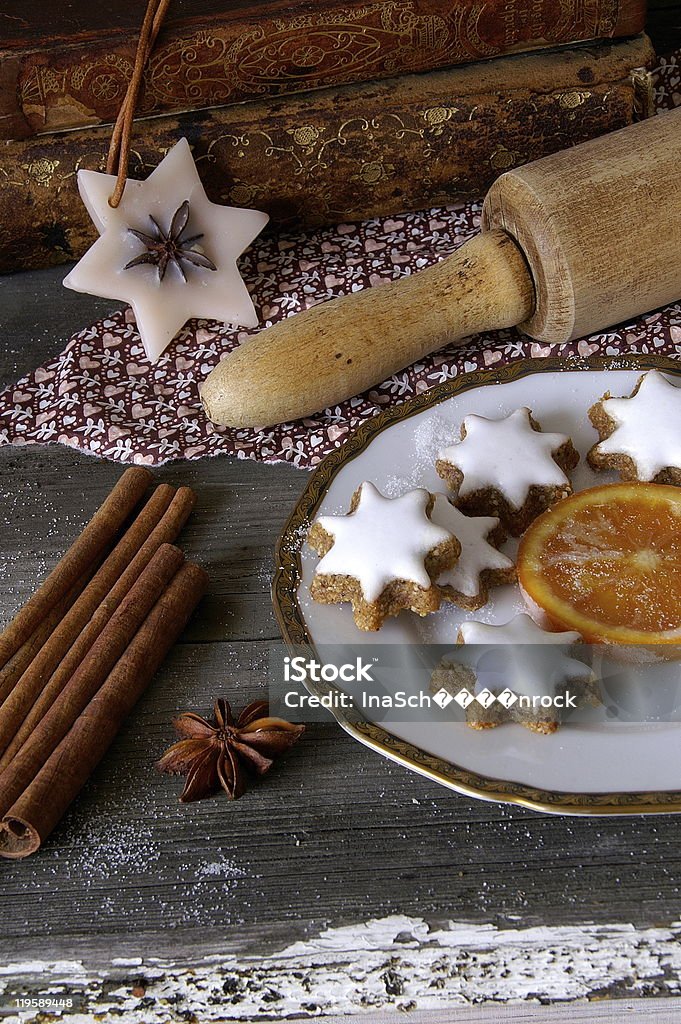 Christmas baking  Cinnamon Star Cookie Stock Photo